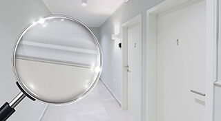 Discreet cabling for full fibre service