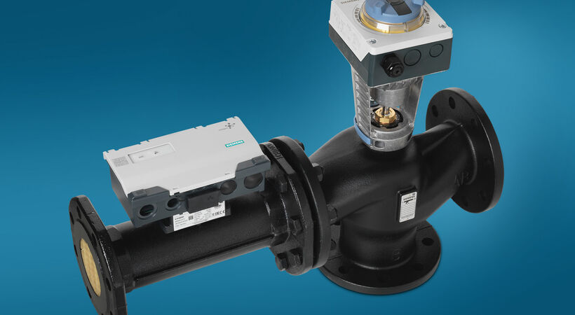Intelligent valve from Siemens combines energy efficiency and comfort