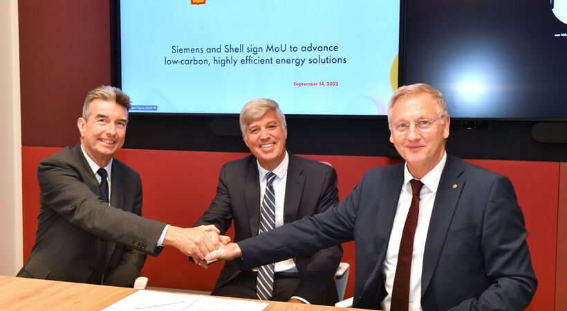 Siemens and Shell sign memorandum of understanding