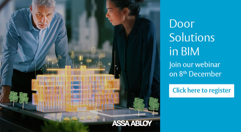 Free webcast: Learn how BIM and specification support makes life easier for architects and building managers