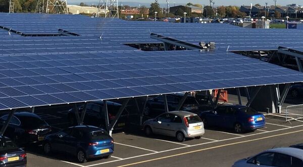Solar car parks can save money