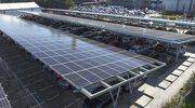 Veolia operates the first solar car park to deliver renewable energy for a hospital in the UK