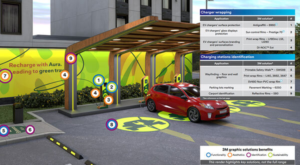 3M launches its new branding program to improve the customer experience at EV charging stations